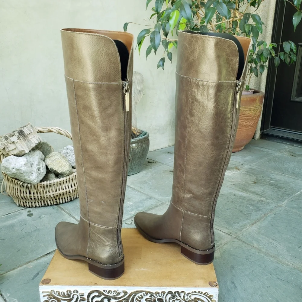 Beautiful Franco Sarto x Anthropologie OTK Leather Boots
